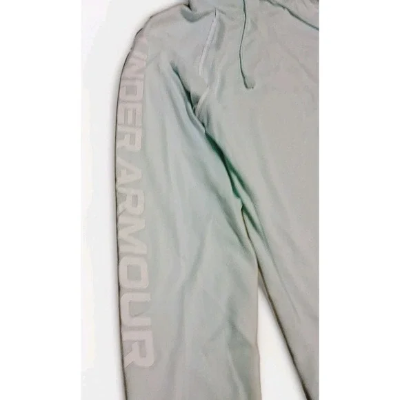 UNDER ARMOUR Large Women's Mint Green Lightweight Hooded Pullover Loose Size L - Picture 5 of 8